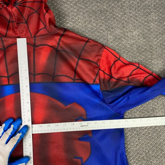 Spider-Man Hoodie Men's Large Marvel Comics Spiderman Full Zip - Picture 7 of 9